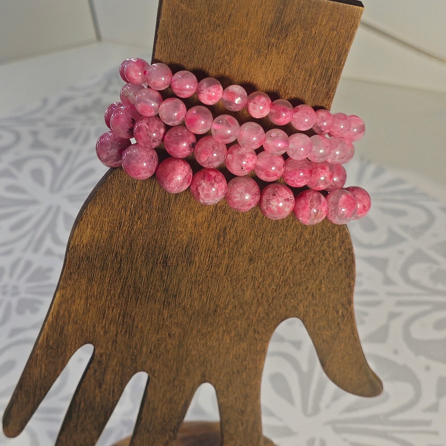 Sakura Rhodinite Bracelets