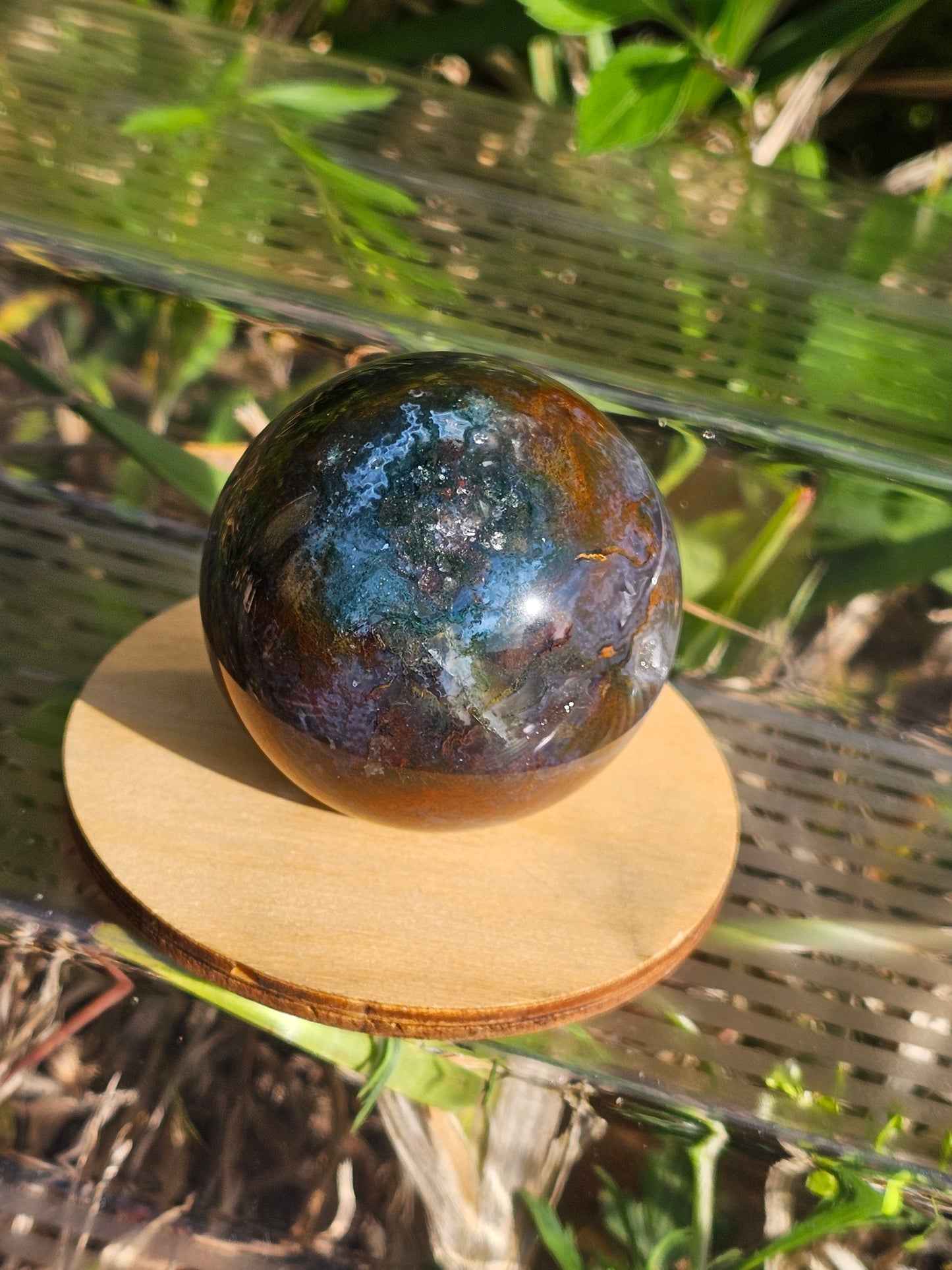 Moss Agate Sphere