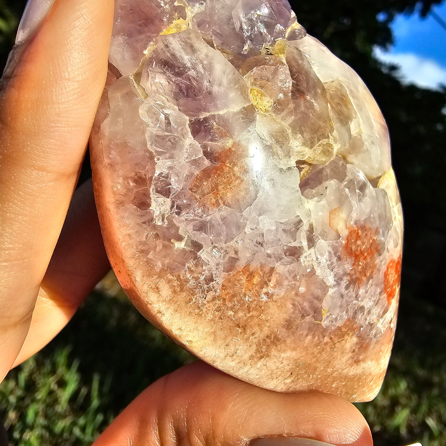 Pink Amethyst Rhomboid