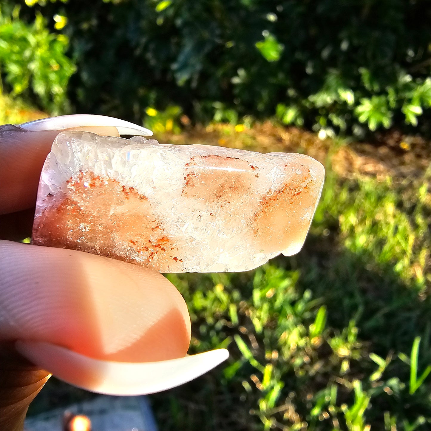 Mini Pink Amethyst Flower Agate Freeform