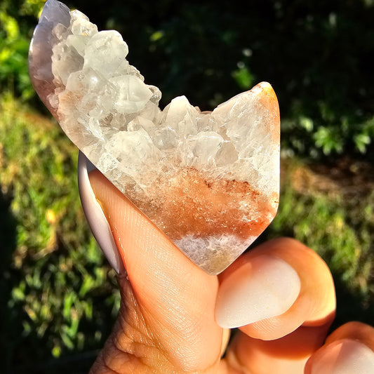 Mini Pink Amethyst Flower Agate Freeform