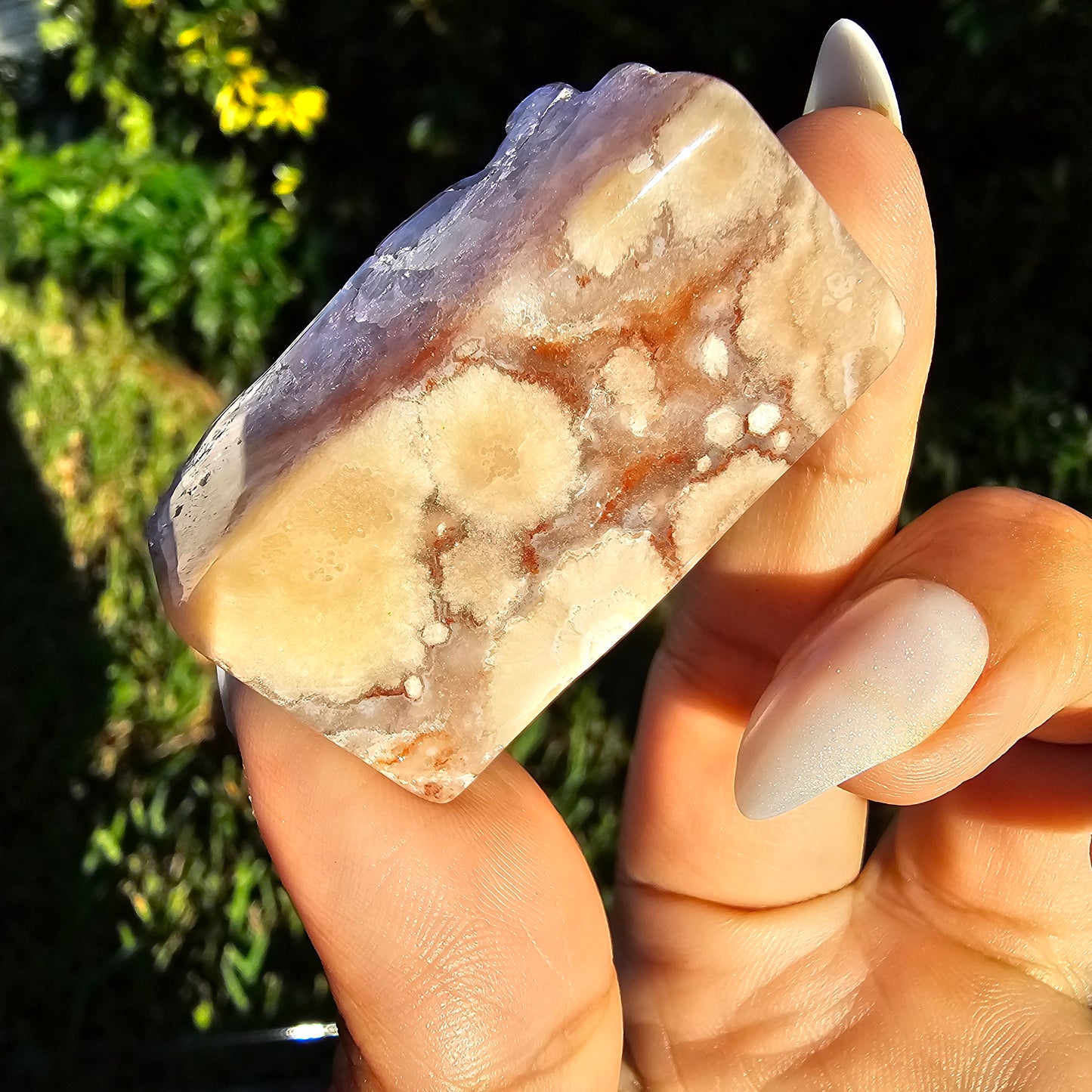 Druzy Pink Amethyst Flower Agate Freeform