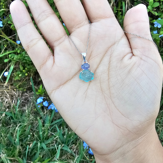 Tanzanite with Blue Apetite Pendant