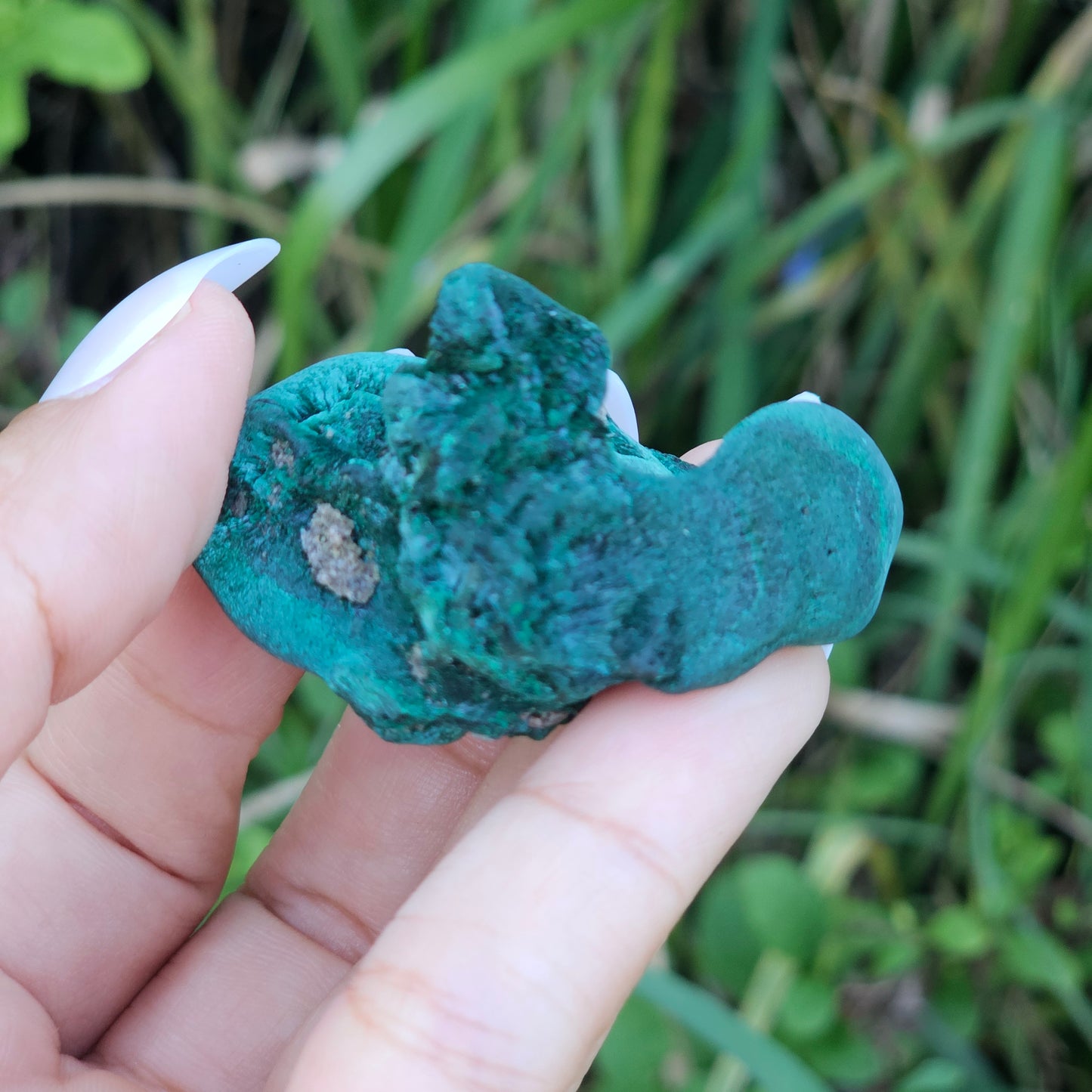 Raw velvet Malachite