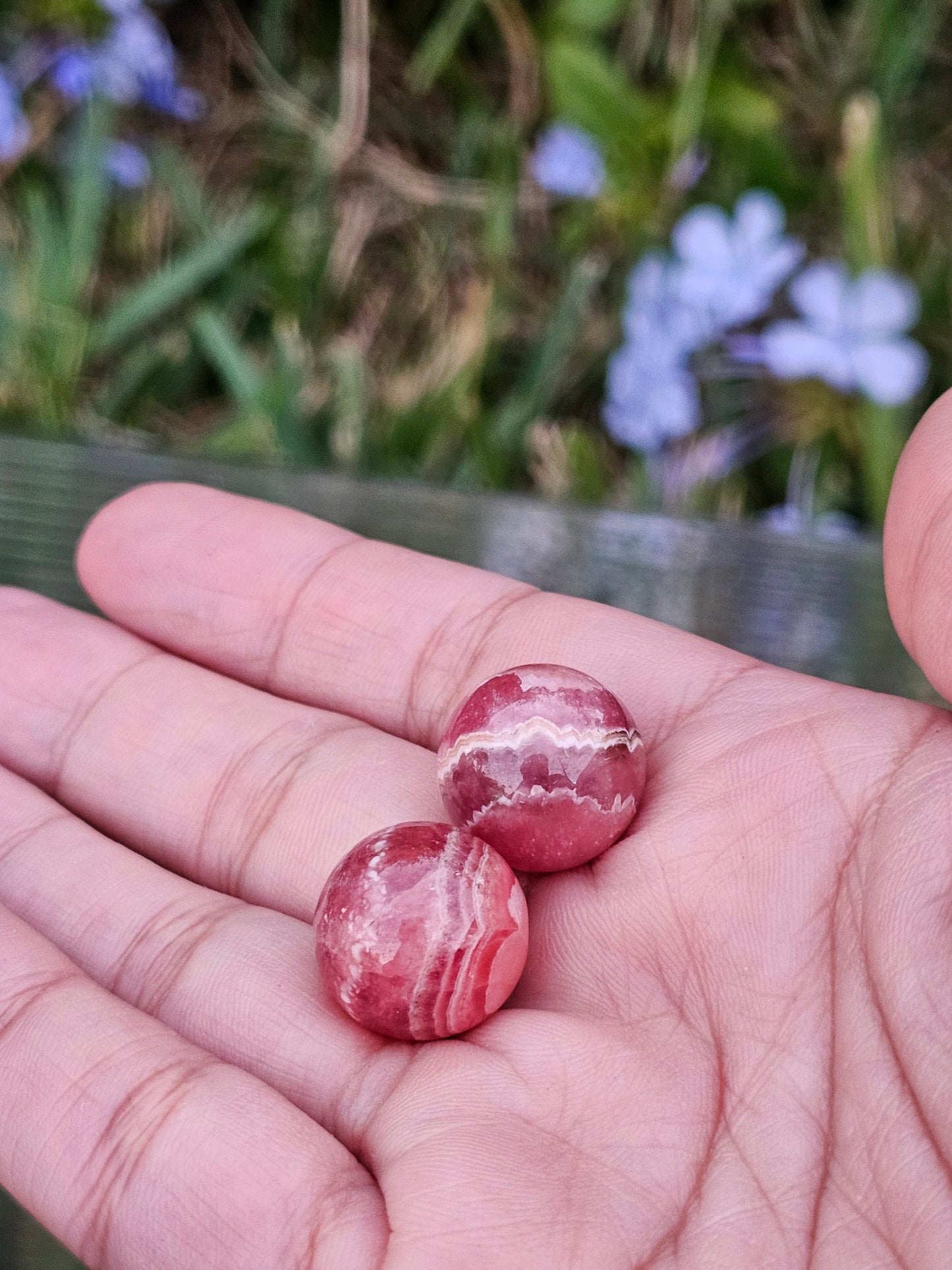 Mini Rhodochrosite Spheres