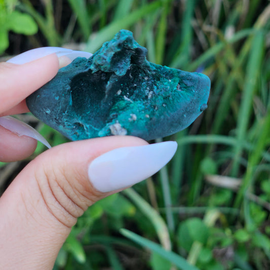 Raw velvet Malachite