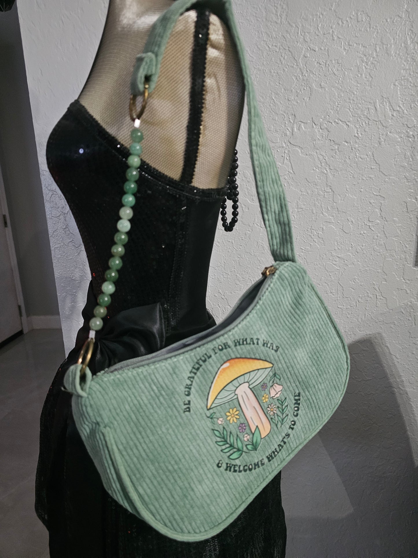 Green Aventurine Purse (green)