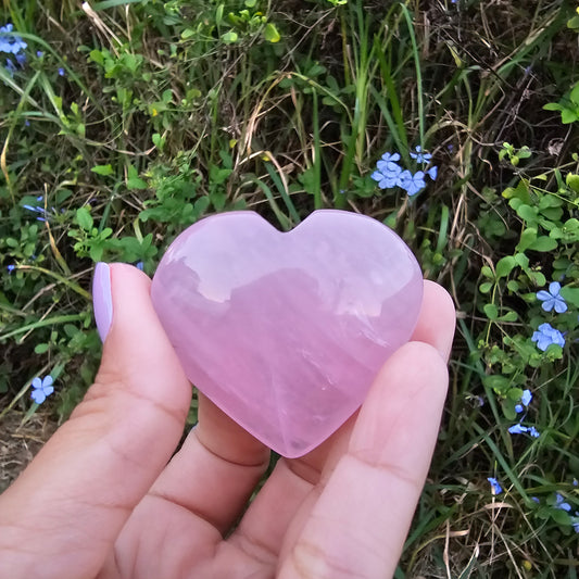 Starlight Rose quartz Hearts