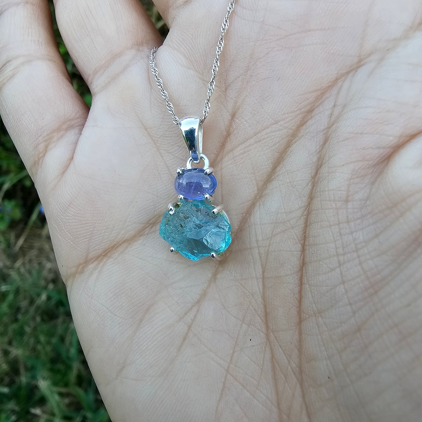 Tanzanite with Blue Apetite Pendant