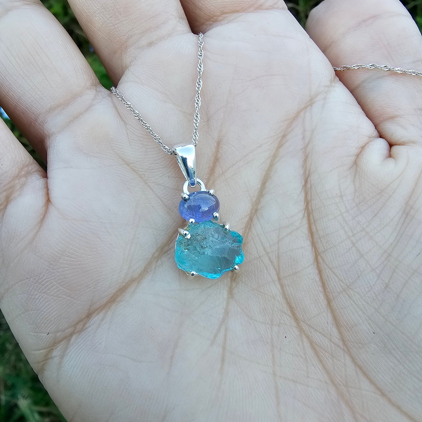 Tanzanite with Blue Apetite Pendant