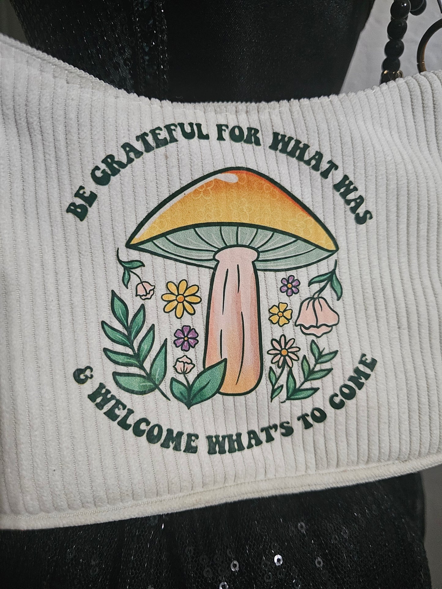 Green Aventurine Purse (White)