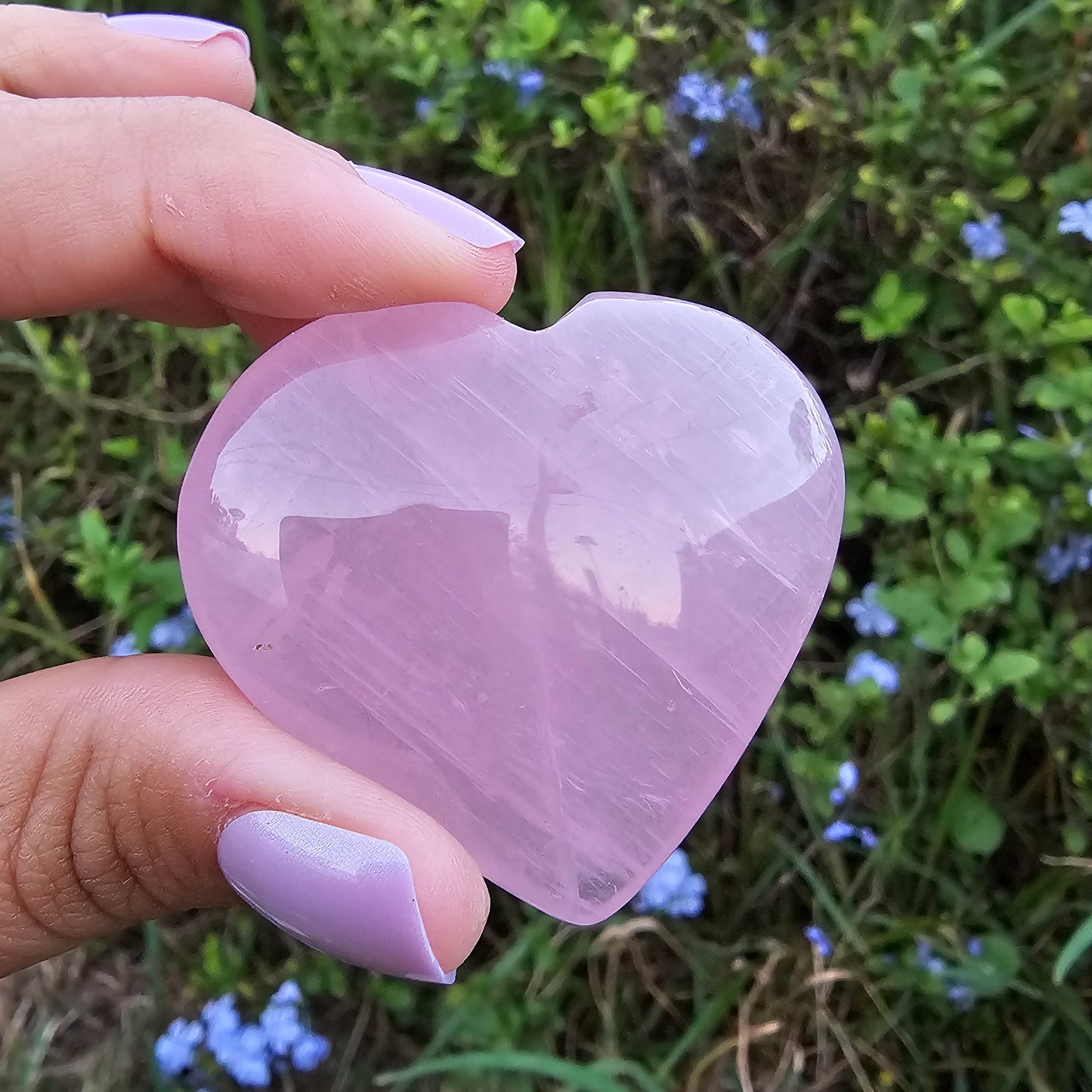 Starlight Rose quartz Hearts