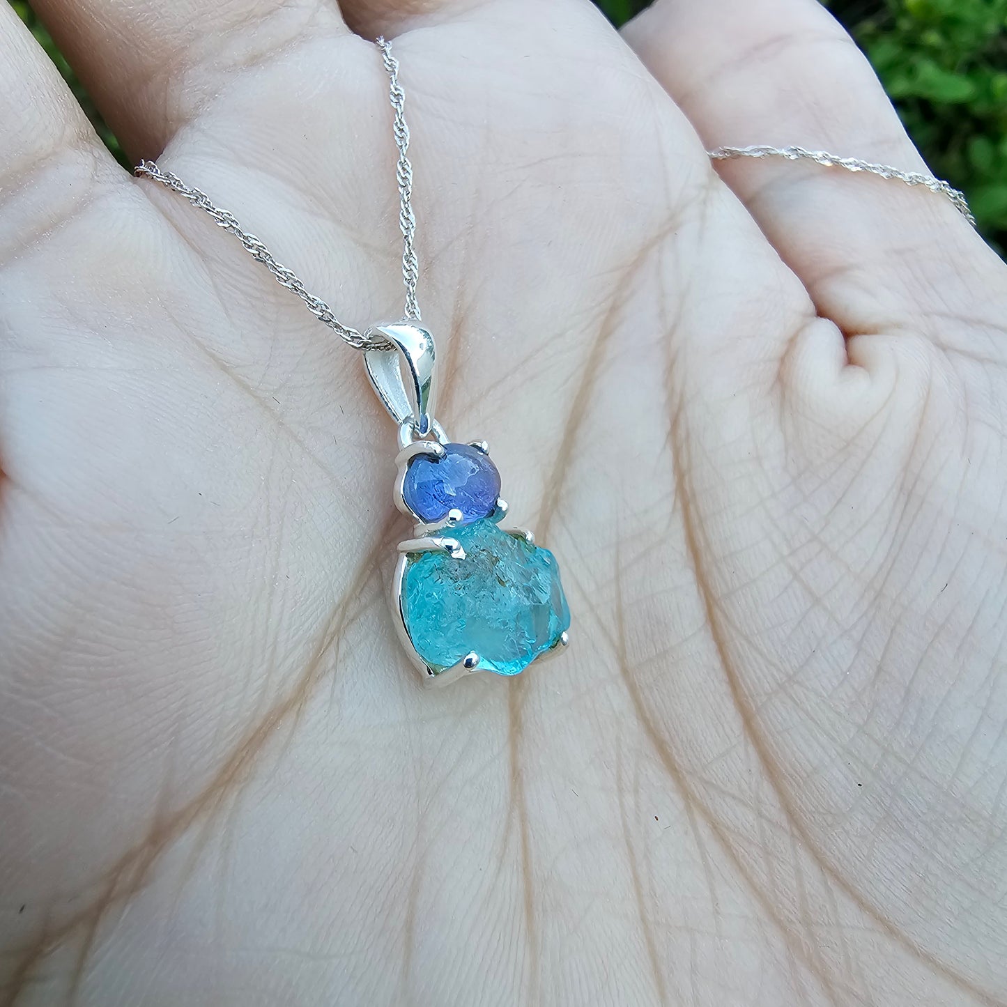 Tanzanite with Blue Apetite Pendant