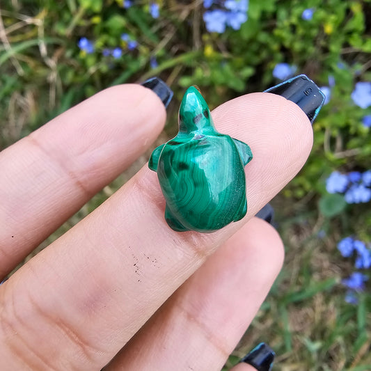 Malachite Turtle Pendant