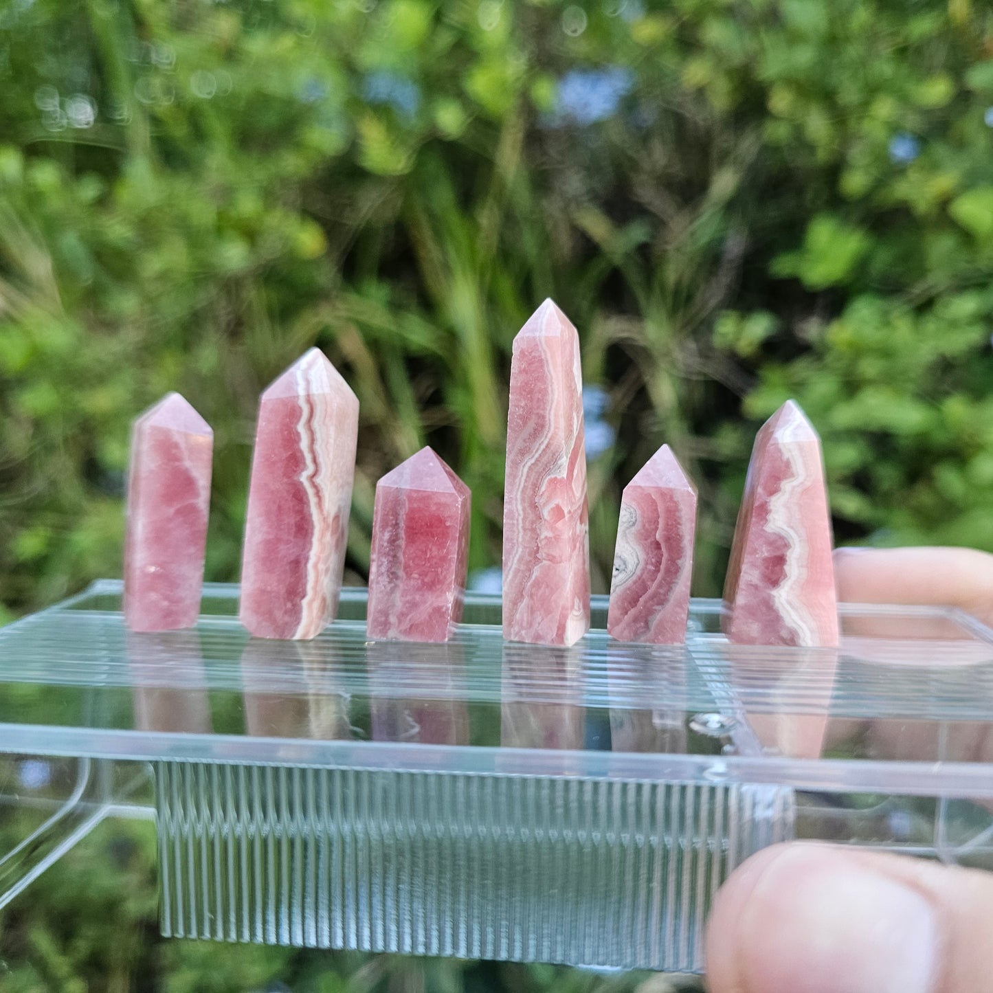 Mini Rhodochrosite Towers